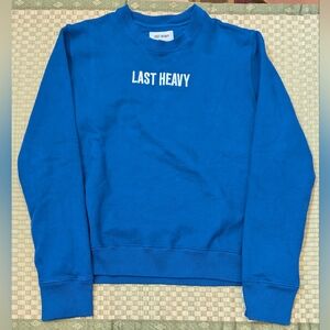 Last Heavy Heavyweight Sweatshirt Blue Men's Size Medium Made in USA